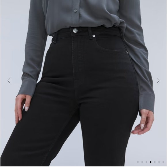 NWT Everlane The Curvy Way High Jean in coal - Picture 2 of 9